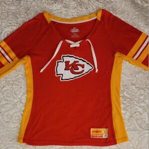 Kansas City Chiefs Women's Long Sleeved Top Size S